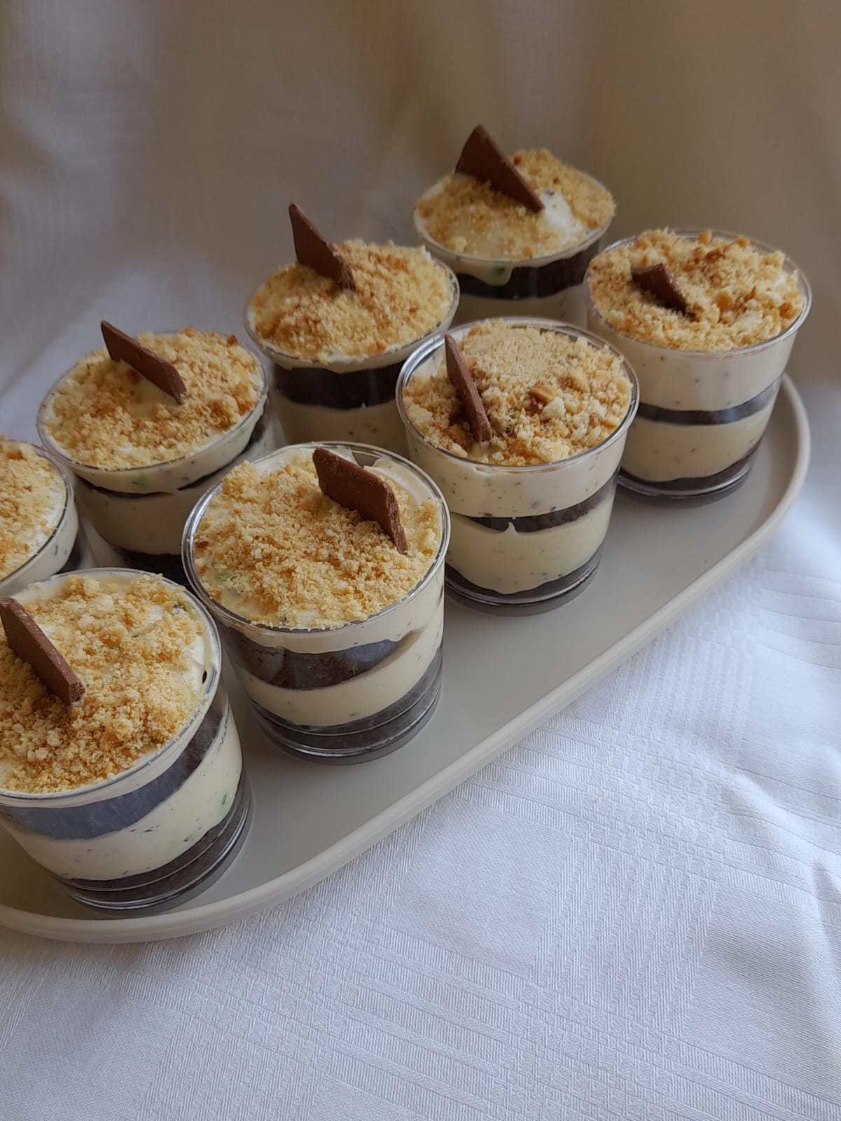 Peppermint Crisp Cups